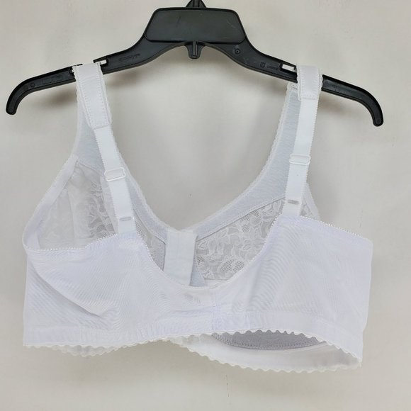 Glamorise Magic Lift Front Hook Soft Cup Bra White - Picture 4 of 7